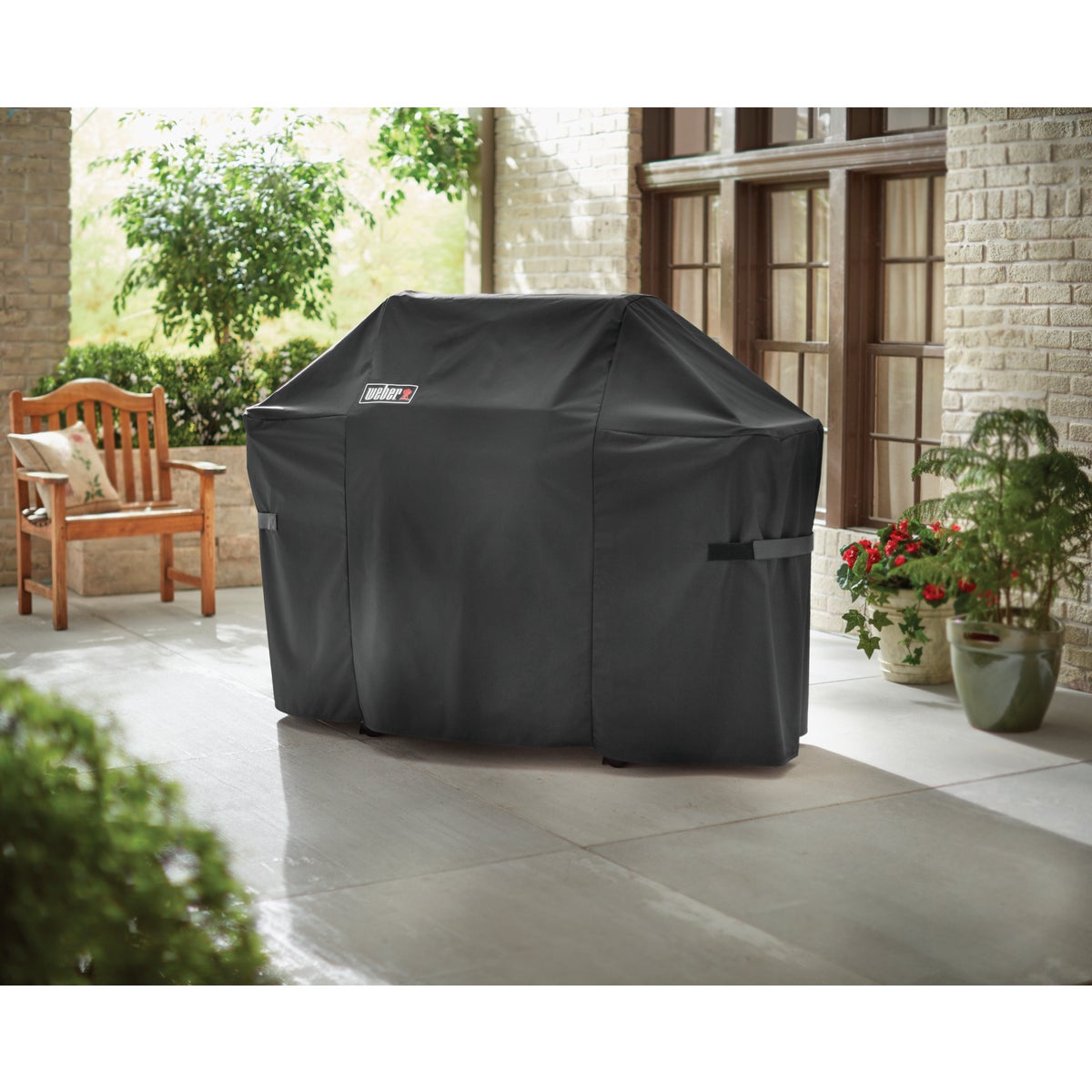 Weber Summit 400S Premium 67 In. Black Polyester Grill Cover