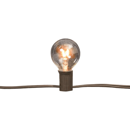 Gerson 5W Clear Candelabra Base G40 Incandescent Patio Set Light Bulb (2-Pack)