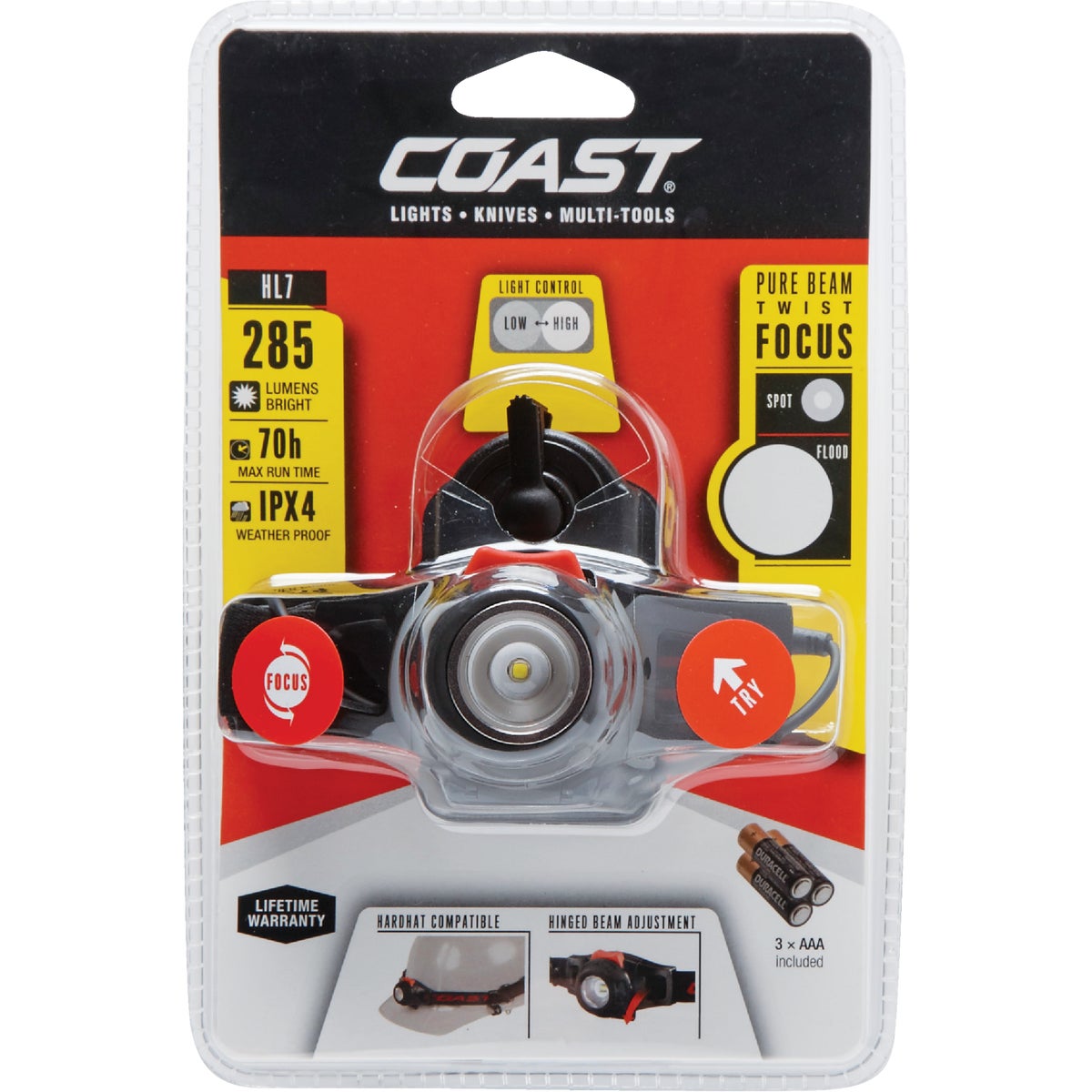 Coast HL7 Focusing LED Headlamp