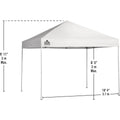 Quik Shade Marketplace 10 Ft. x 10 Ft. White Aluminex Fabric Canopy