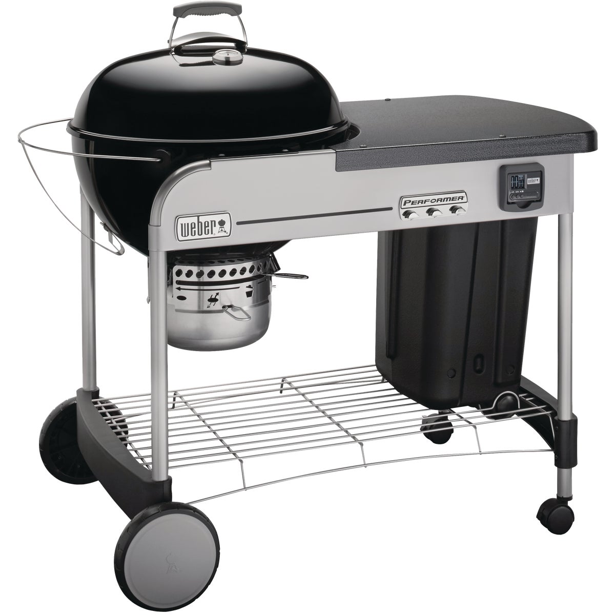 Weber Performer Premium 22 In. Black Charcoal Grill