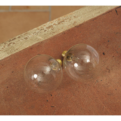 Gerson 5W Clear Candelabra Base G50 Incandescent Patio Set Light Bulb (2-Pack)