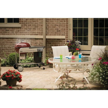 Weber Performer Deluxe 22 In. Crimson Charcoal Grill