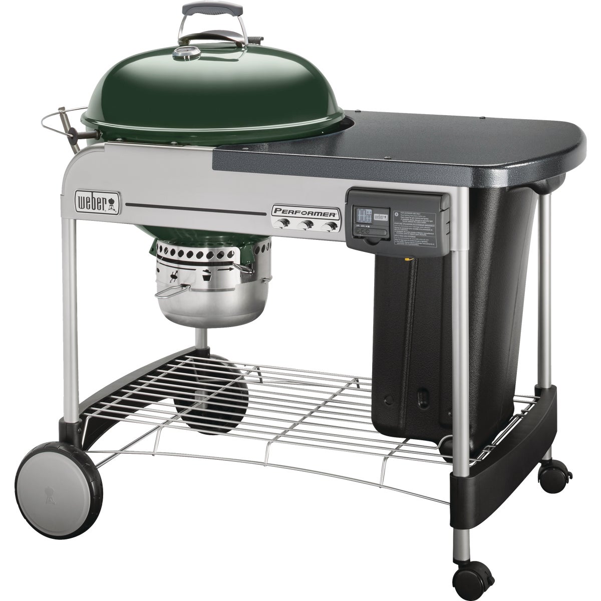 Weber Performer Deluxe 22 In. Green Charcoal Grill