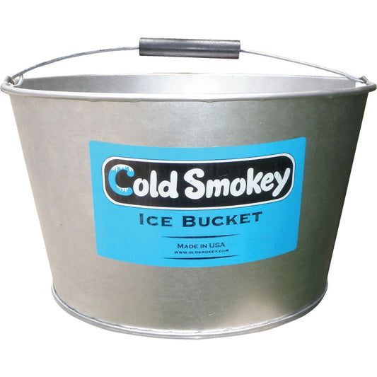 Cold Smokey 8 In. H. x 14 In. Dia. Aluminized Steel Ice Bucket