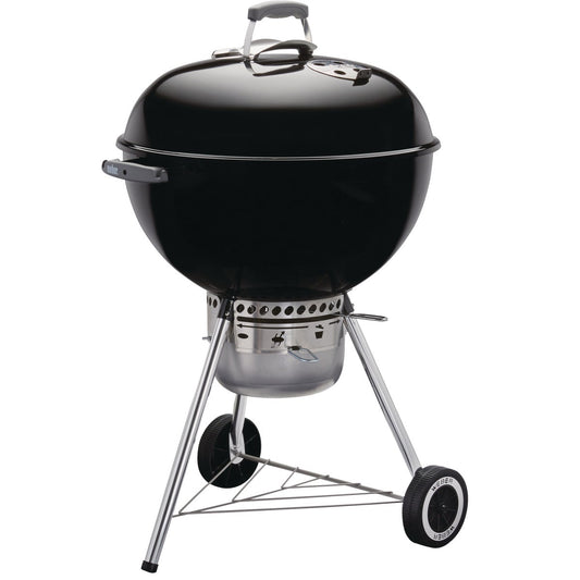 Weber Original Kettle 22 In. Dia. Black Premium Charcoal Grill