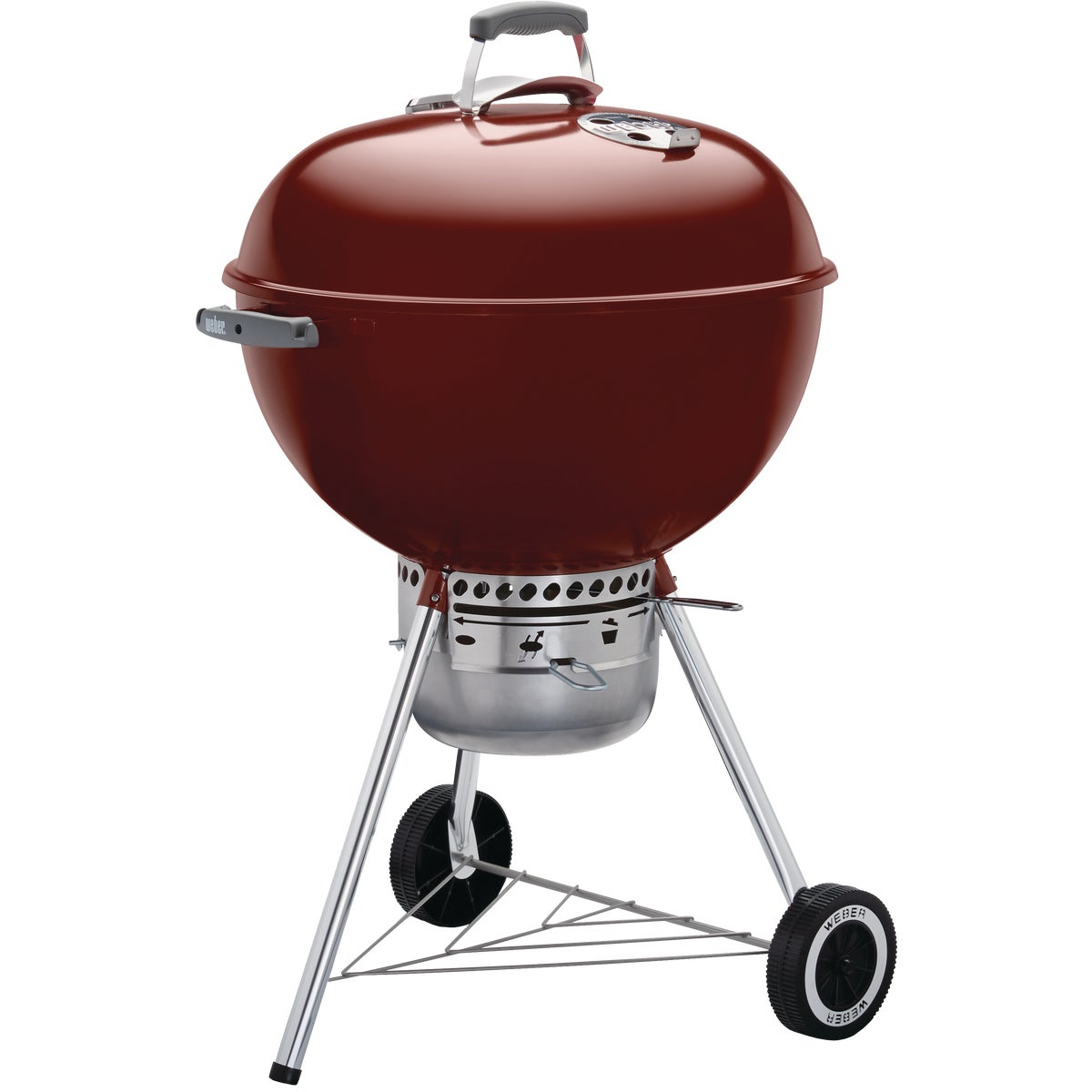 Weber Original Kettle 22 In. Dia. Crimson Premium Charcoal Grill