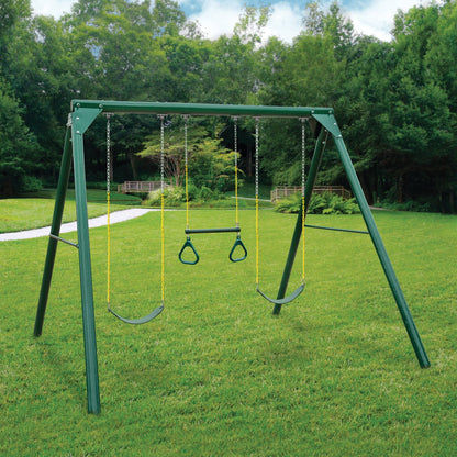 Swing N Slide Orbiter Wood Complete Swing Set Kit