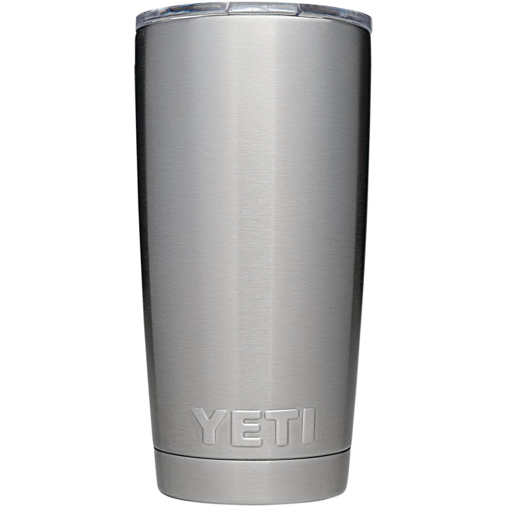 Yeti Rambler 20 Oz. Silver Stainless Steel Insulated Tumbler