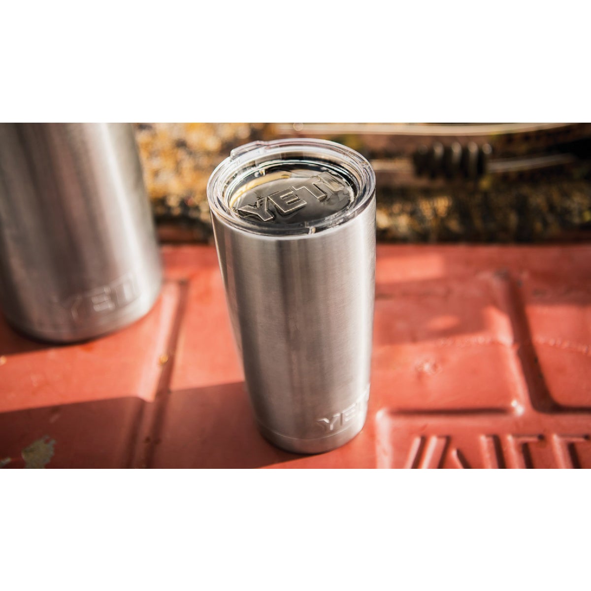 Yeti Rambler 20 Oz. Silver Stainless Steel Insulated Tumbler