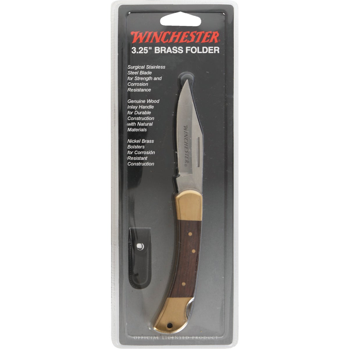 Winchester 3-1/4 In. Folding Knife With Sheath