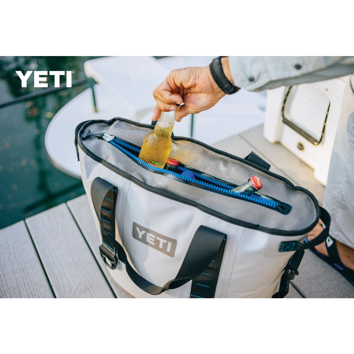 Yeti Hopper Gray Soft-Side Cooler (24-Can)