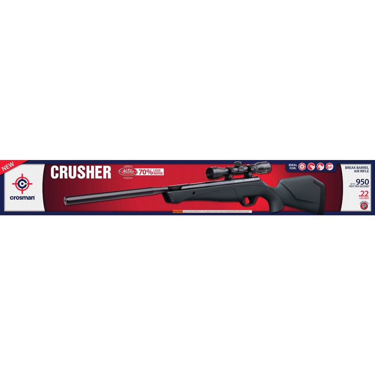 Crosman Crusher .22 Cal. 2-Stage Trigger Air Rifle