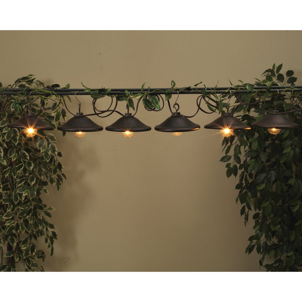 Gerson 10 Ft. 10-Light Clear Bronze Cover String Lights