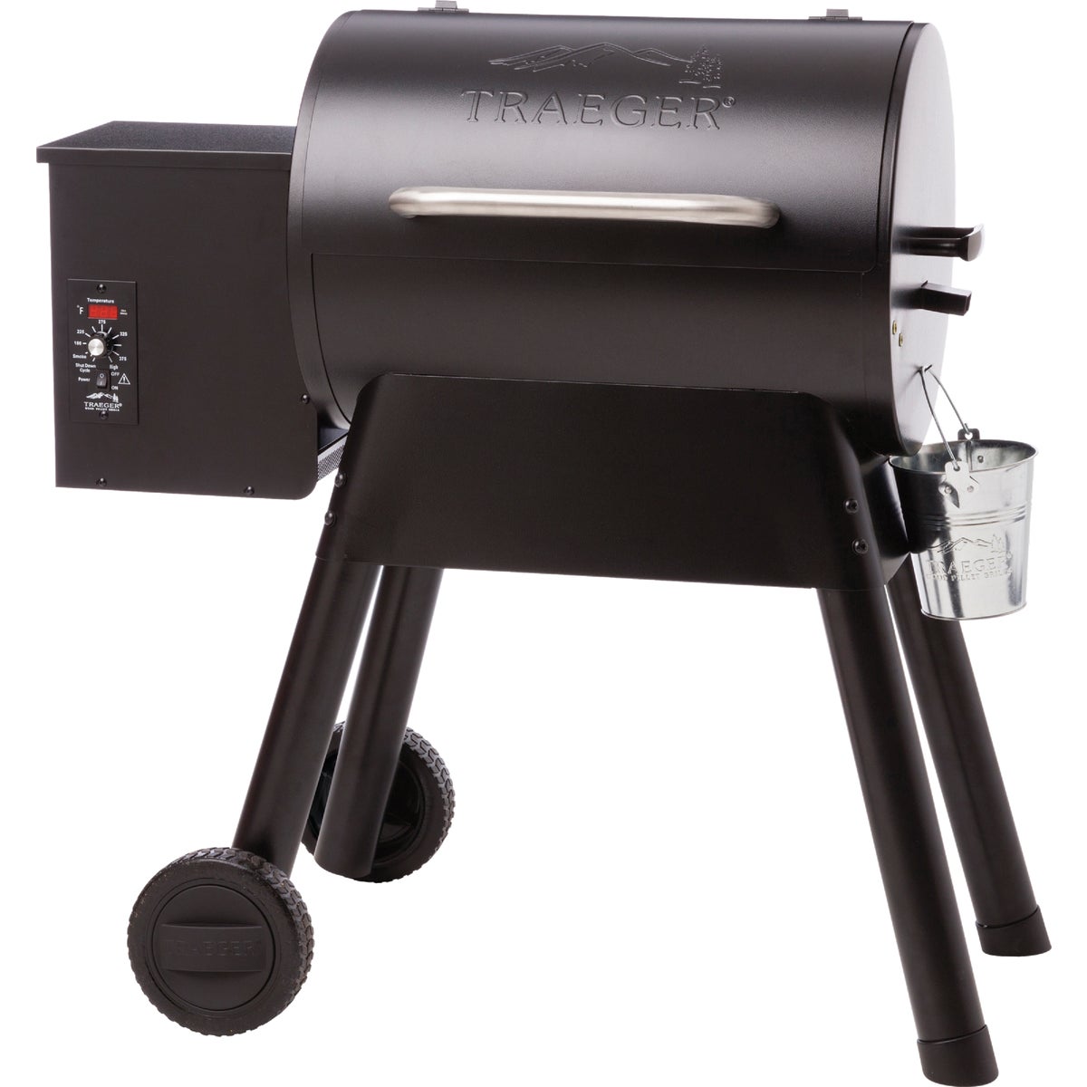 Traeger Bronson 20 Black 19,500-BTU 300 Sq. In. Wood Pellet Grill