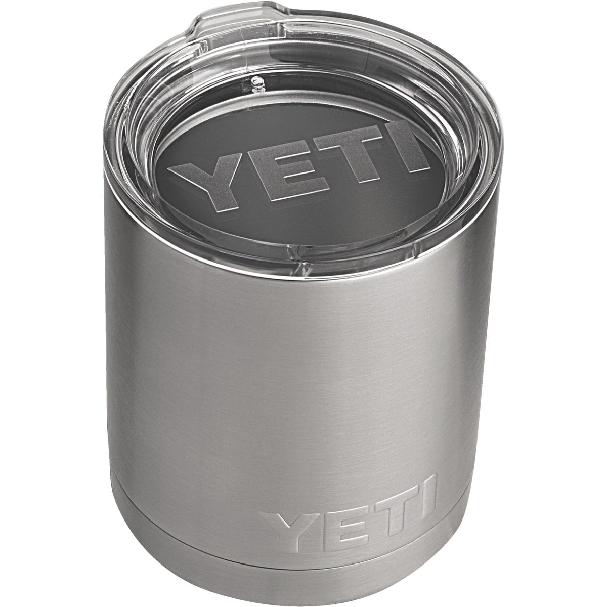 Yeti Rambler Lowball 10 Oz. Silver Stainless Steel Insulated Tumbler