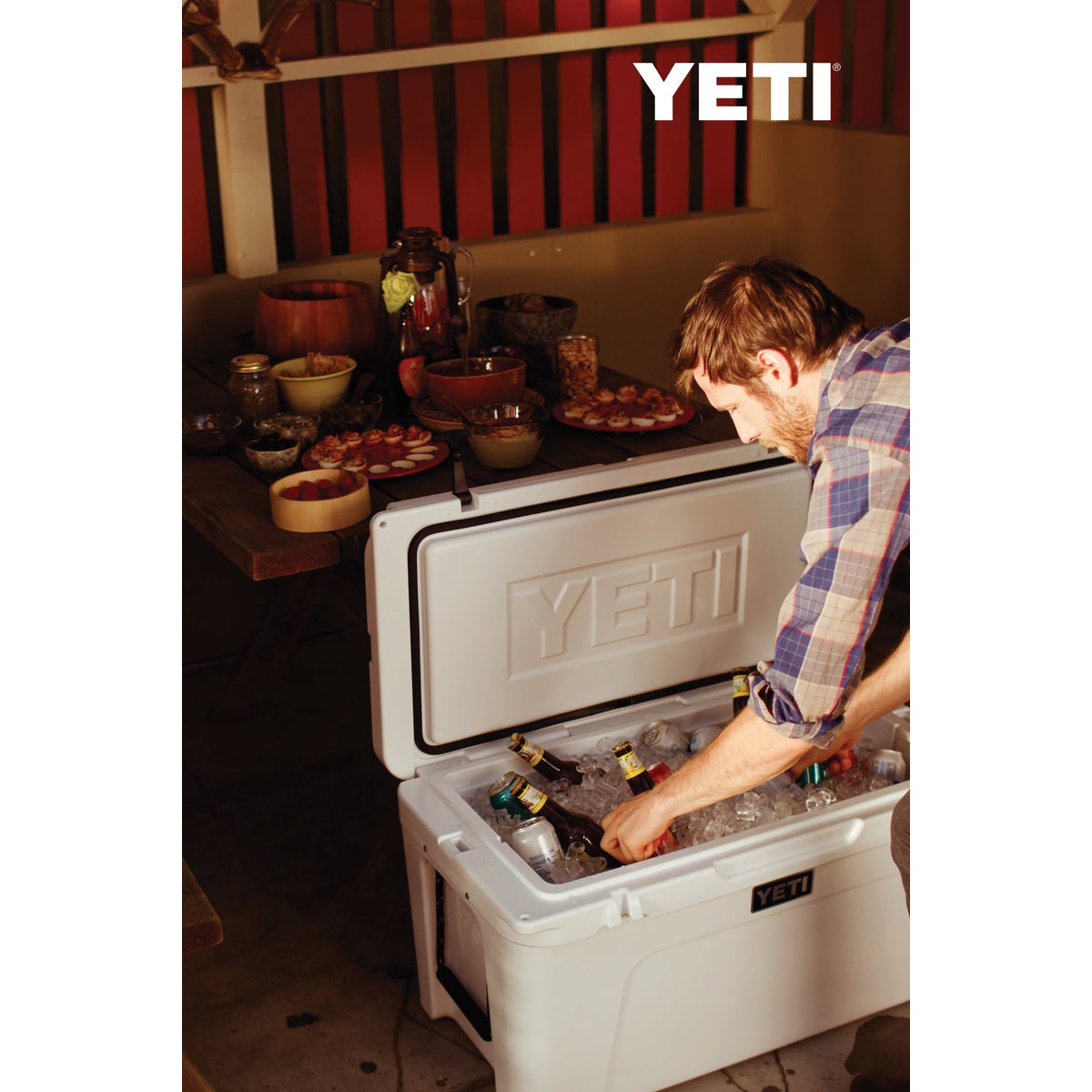 Yeti Tundra 75, 57-Can Cooler, White