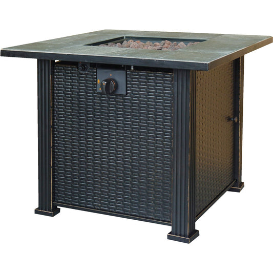 Bond Terrace Park 30 In. Steel Square Fire Pit Table