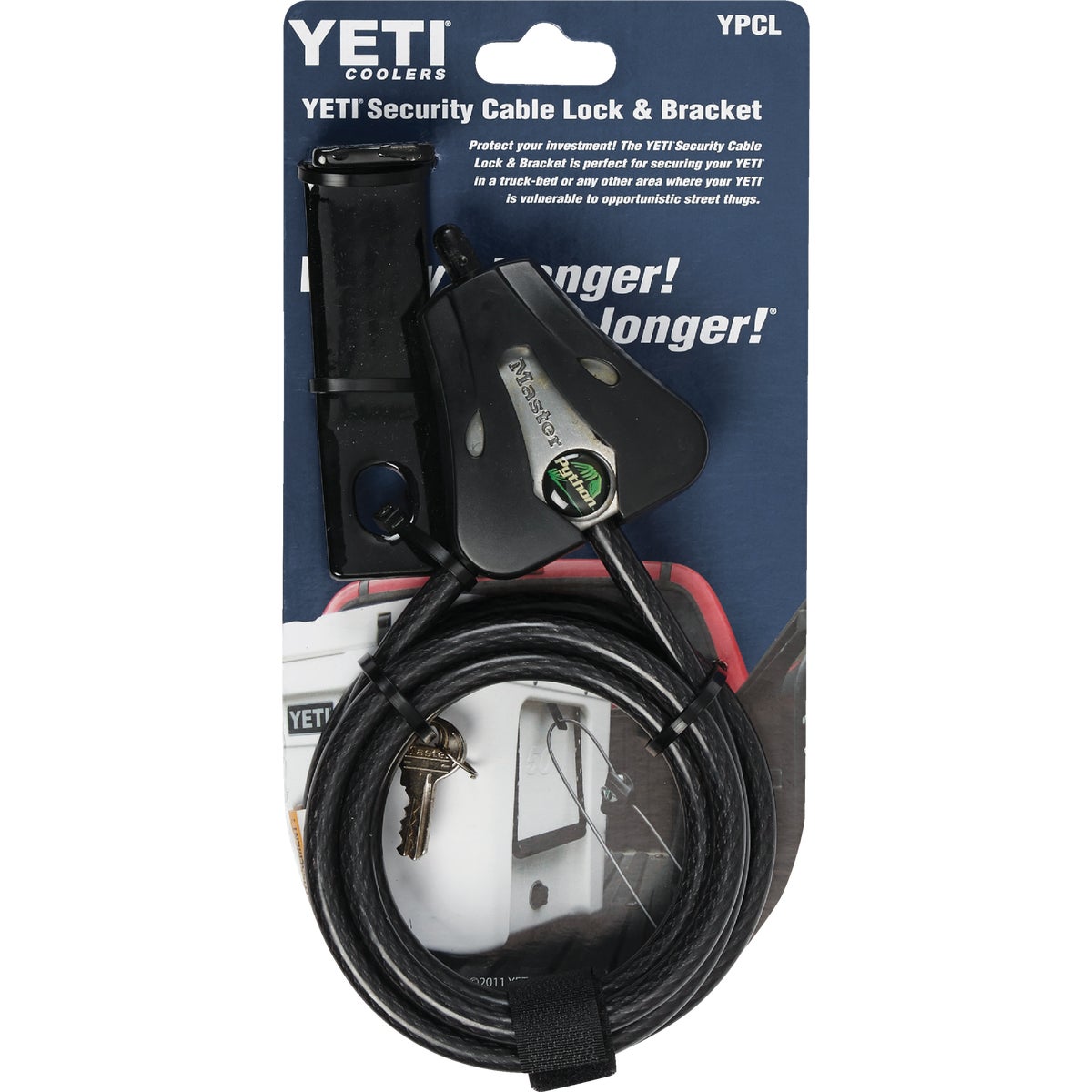 Yeti Carbon Steel 6 Ft. Security Cable Lock