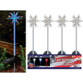 Solaris Acrylic Starburst 33 In. H. Solar Stake Light Lawn Ornament