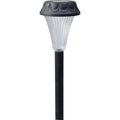 Moonrays Emma Black 1.2 Lumens Plastic Solar Path Light