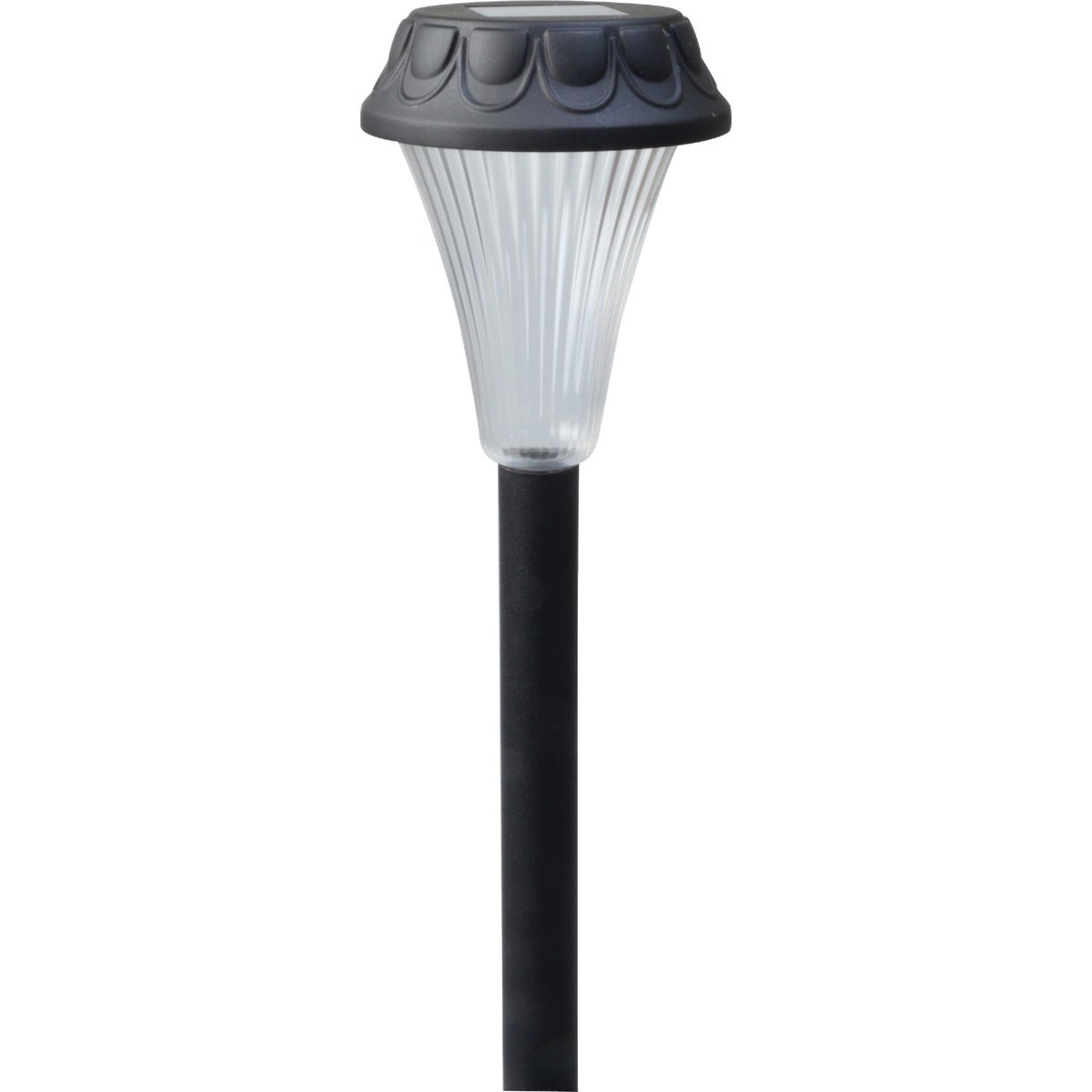 Moonrays Emma Black 1.2 Lumens Plastic Solar Path Light