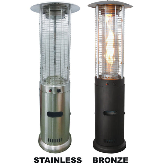 Bond 46,000-BTU Stainless Steel or Bronze Powder Coat Rapid Induction Gas Patio Heater