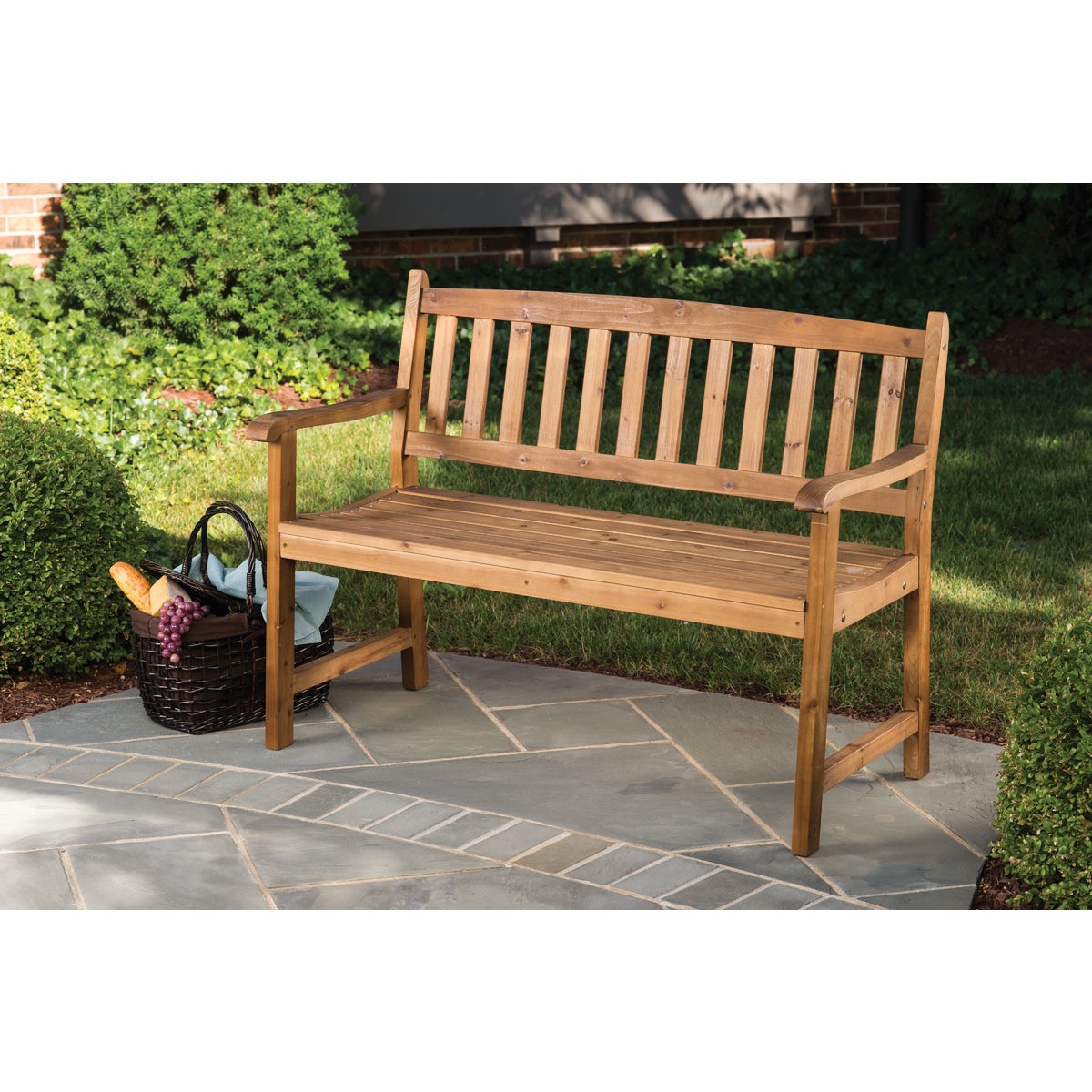 Cypress Wood Bench