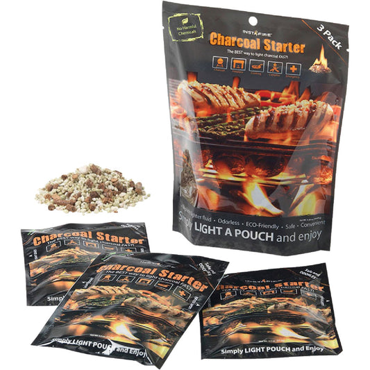 InstaFire 2.2 Oz. Packets Dry Charcoal Starter (3-Pack)