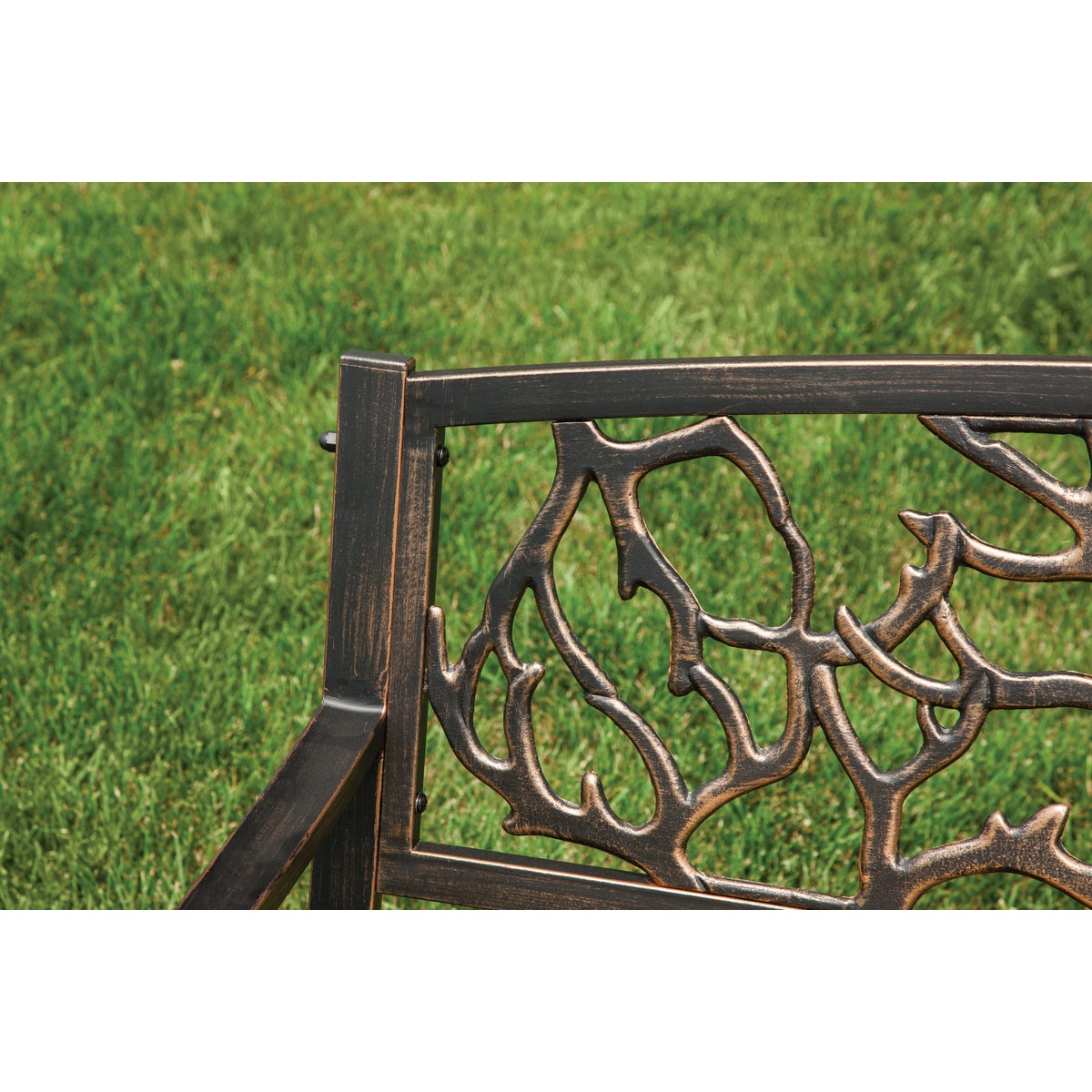 Outdoor Expressions Steel Branch Bench