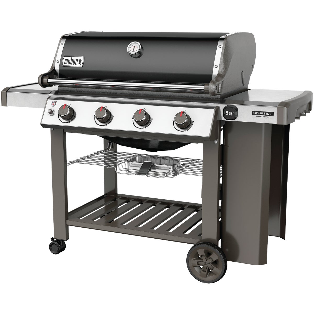 Weber Genesis II SE-410 4-Burner Black 48,000-BTU LP Gas Grill