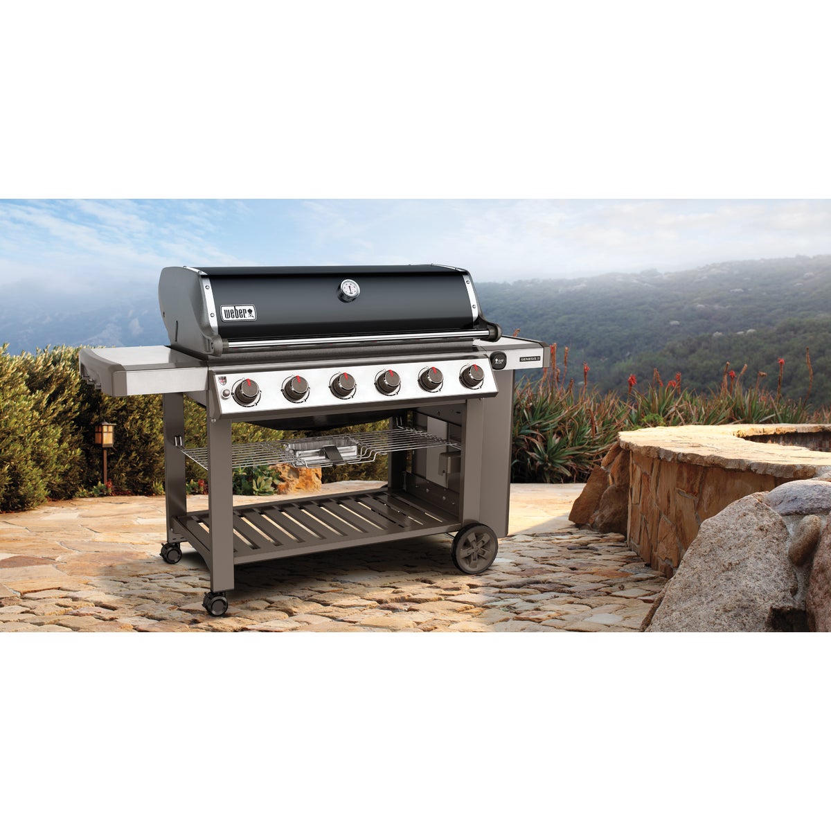 Weber Genesis II E-610 6-Burner Black 60,000-BTU LP Gas Grill