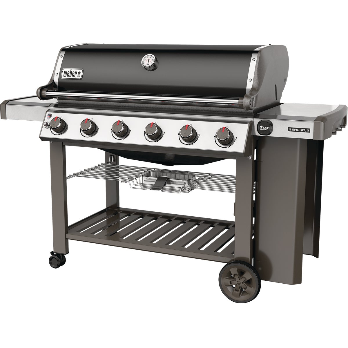 Weber Genesis II E-610 6-Burner Black 60,000-BTU LP Gas Grill