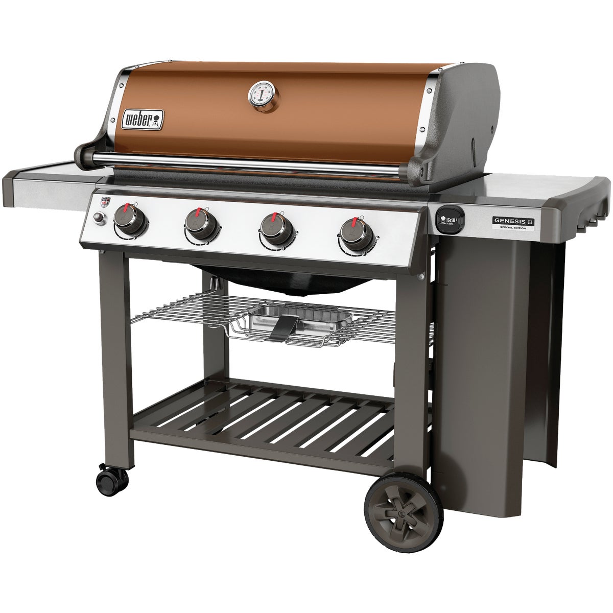 Weber Genesis II SE-410 4-Burner Copper 48,000-BTU LP Gas Grill