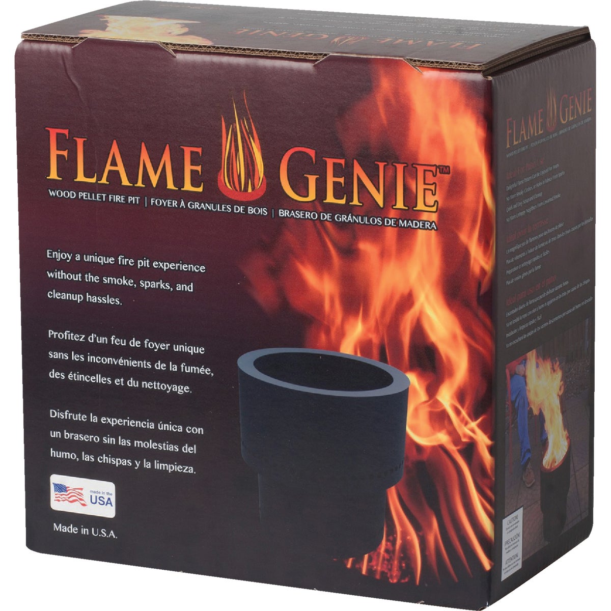 Flame Genie 13.5 In. Steel Round Fire Pit