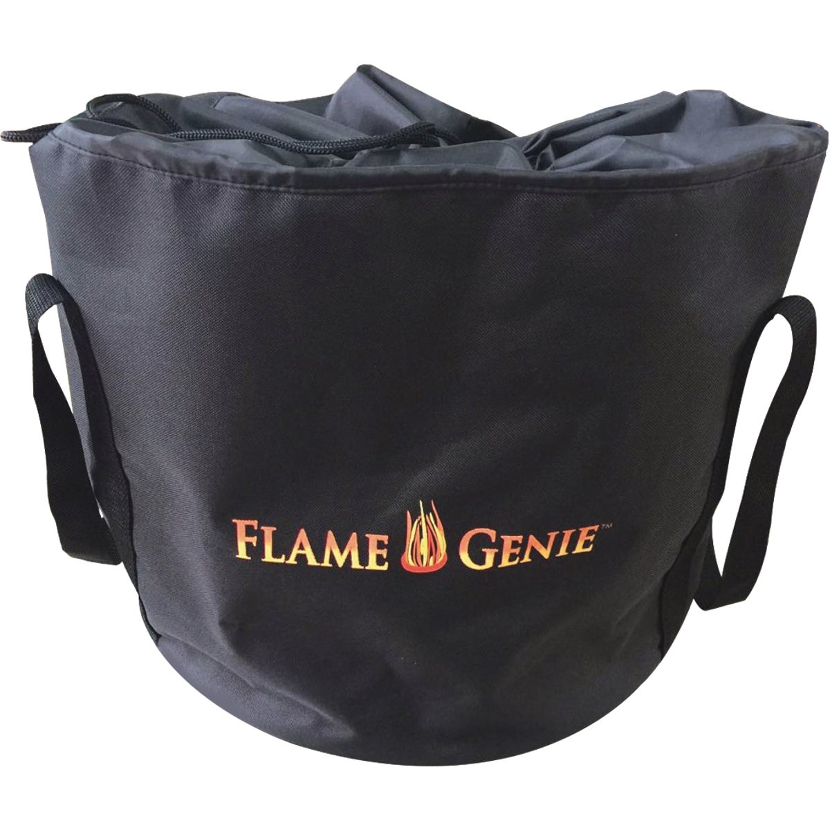 Flame Genie 21 In. H. x 26 In. L. x 26 In. D. Black Canvas Fire Pit Cover