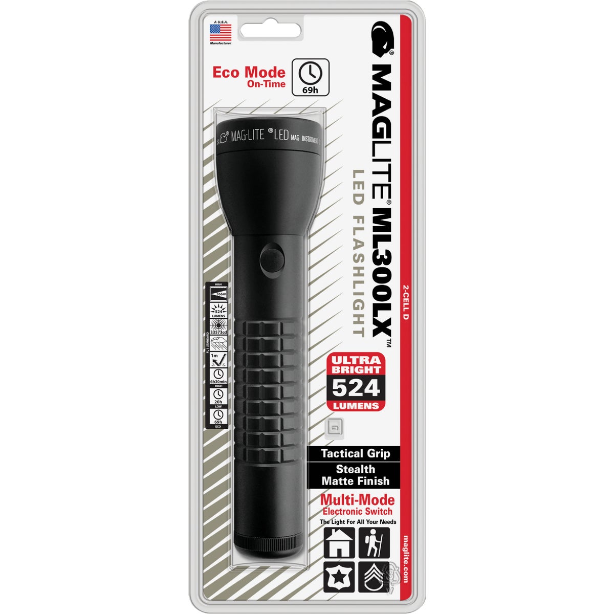 Maglite ML300LX 2D LED Flashlight