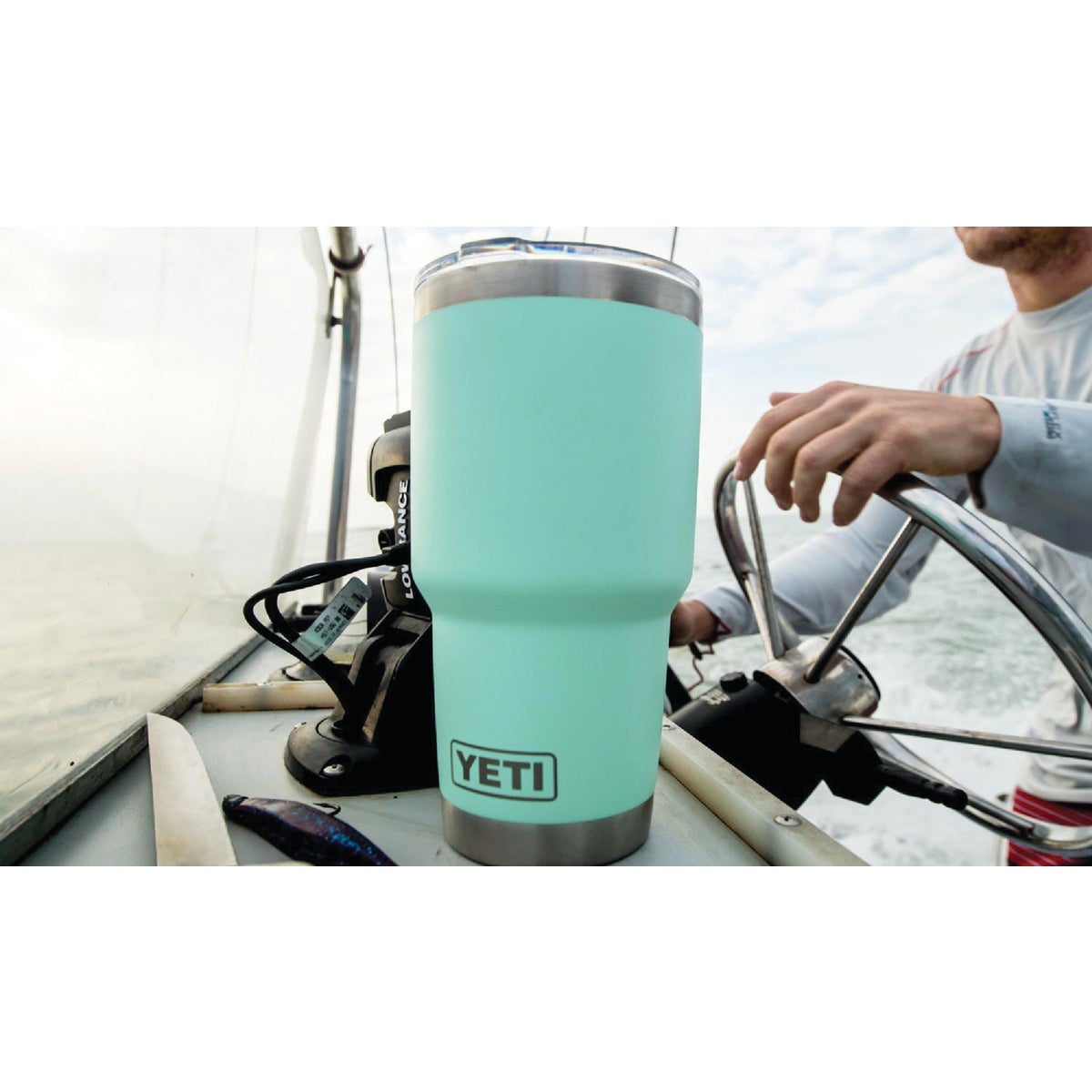 Yeti Rambler 30 Oz. Seafoam Stainless Steel Insulated Tumbler