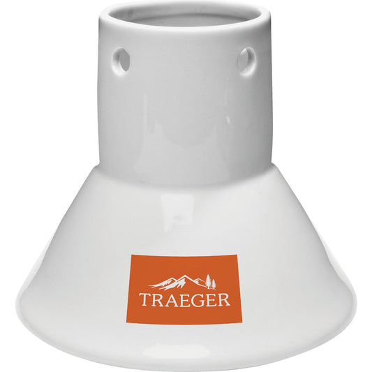 Traeger Porcelain Chicken Throne Roaster