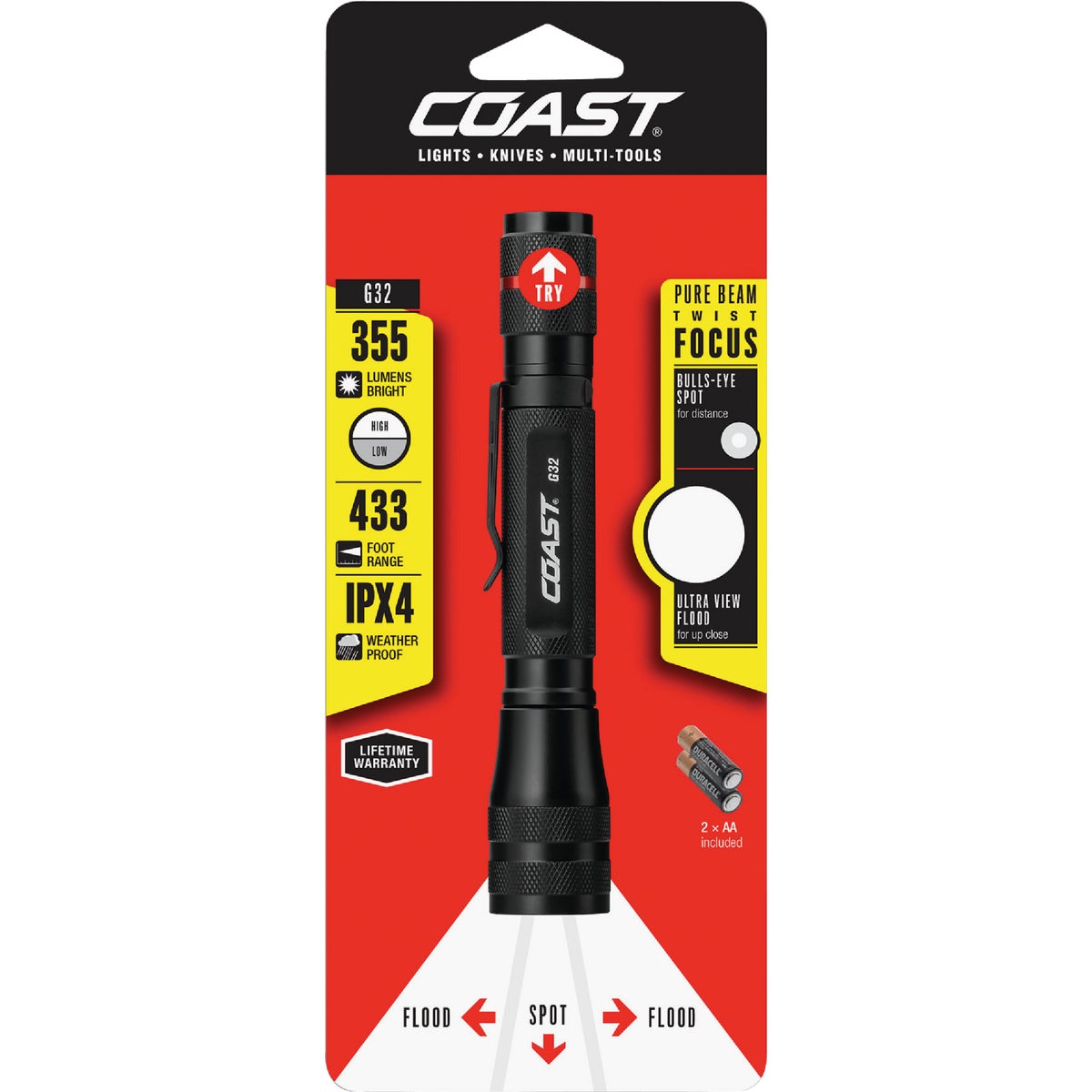 Coast G32 Focus LED Flashlight