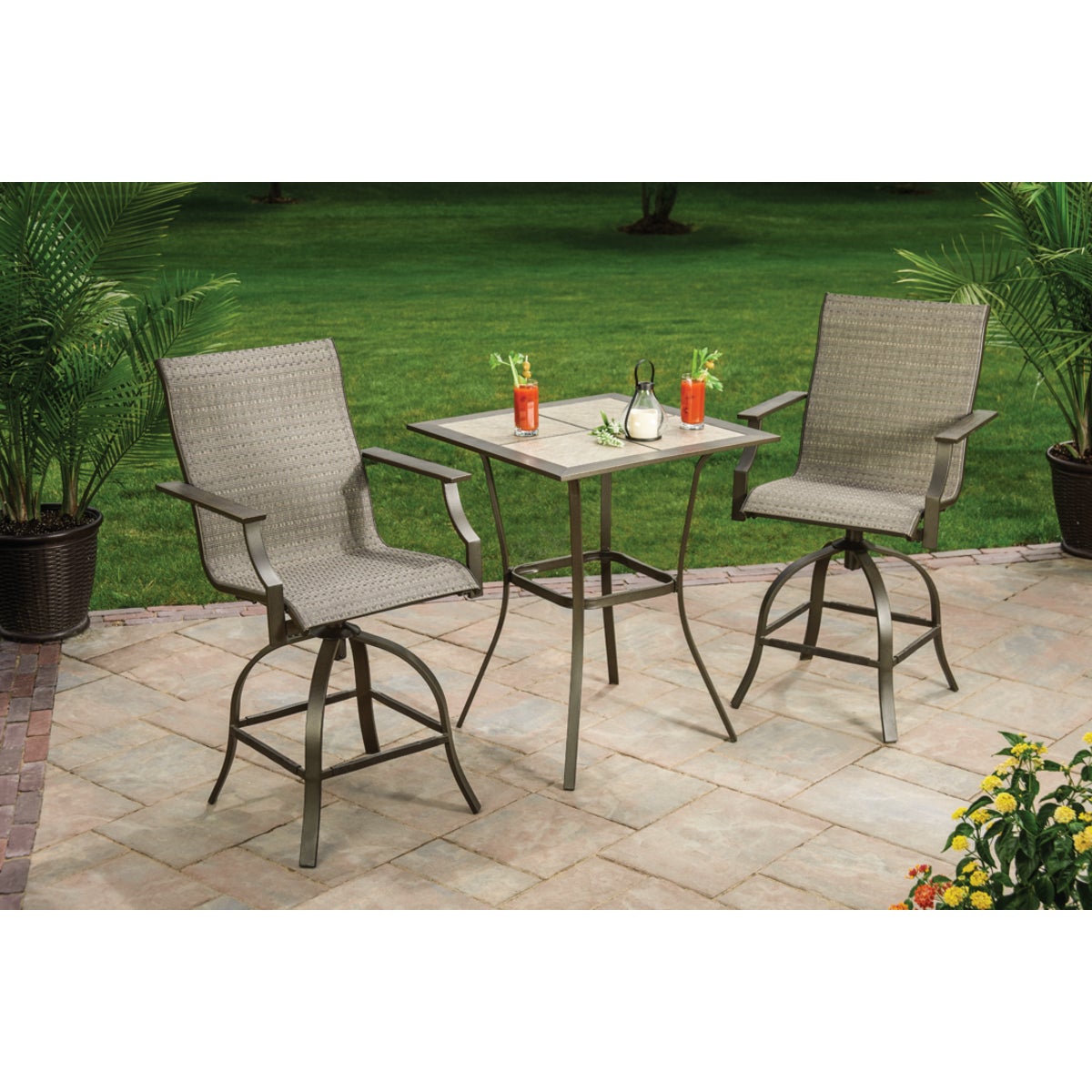 Outdoor Expressions Southfield 3-Piece Bistro Set