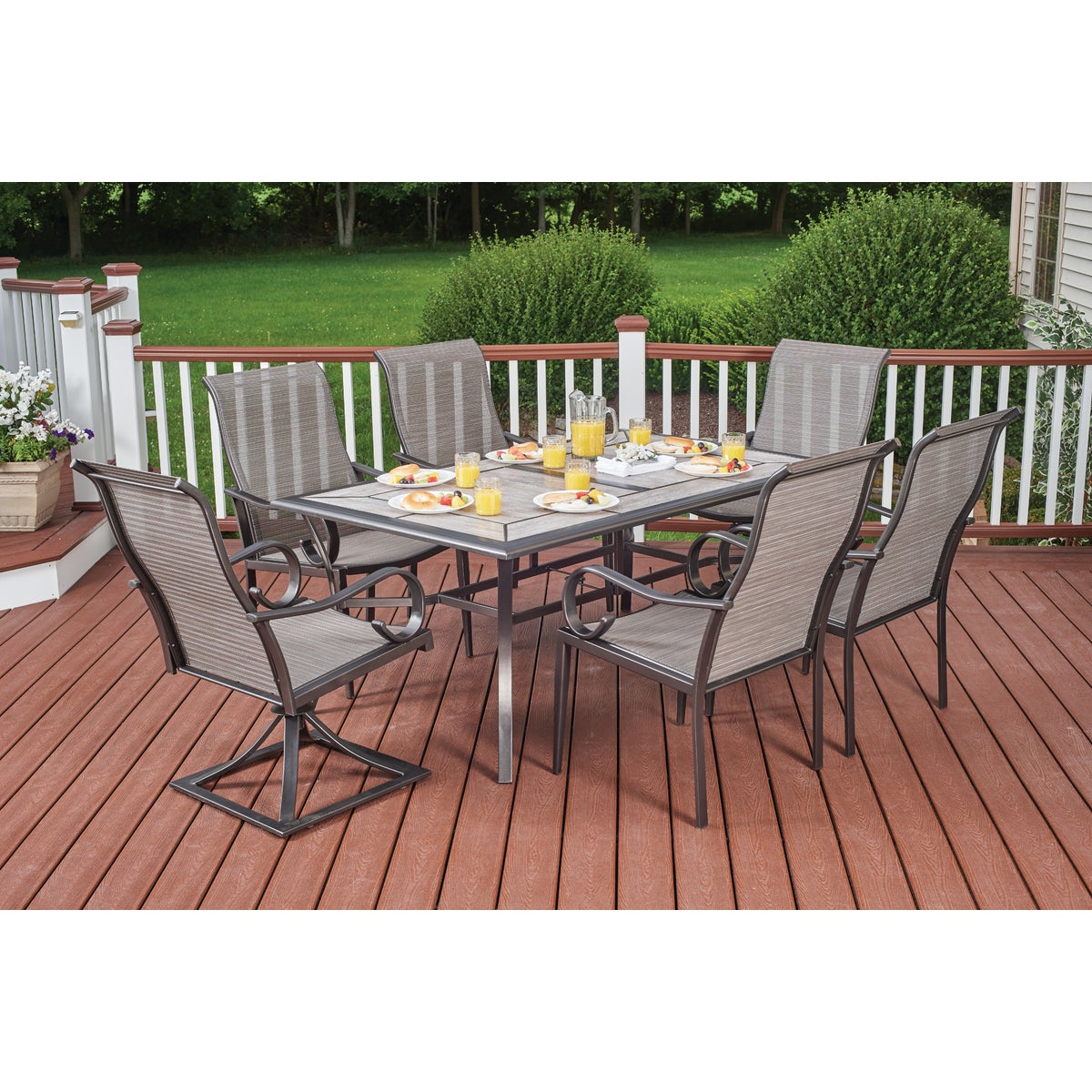 Outdoor Expressions Berkshire 7-Piece Dining Set