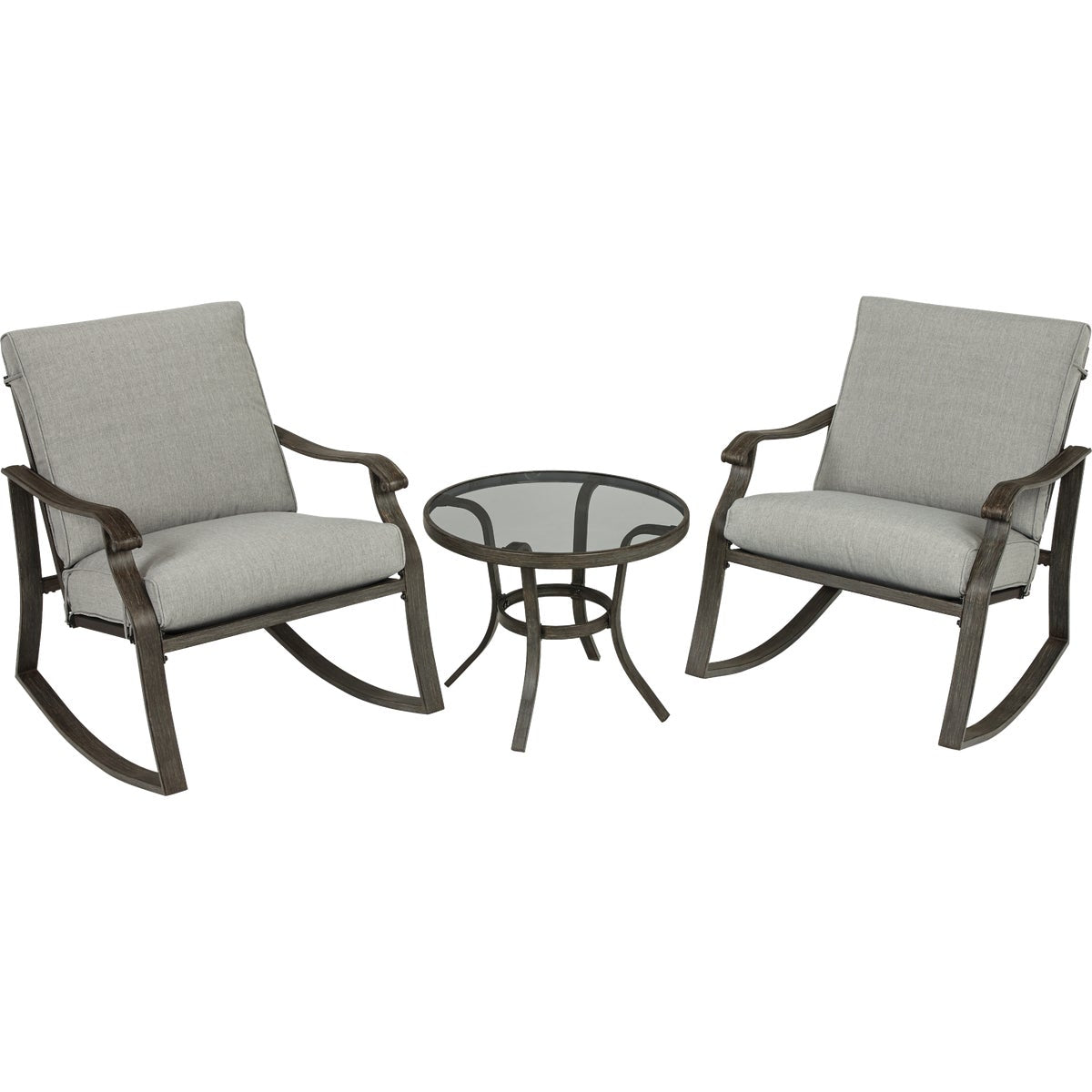 Outdoor Expressions Lyndon Rock 3-Piece Chat Set