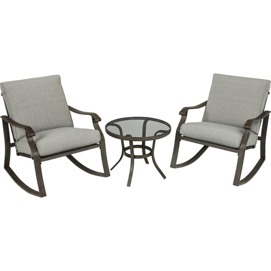 Outdoor Expressions Lyndon Rock 3-Piece Chat Set