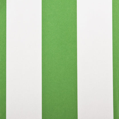 Outdoor Expressions 7.5 Ft. Tilt/Crank Green Striped Patio Umbrella