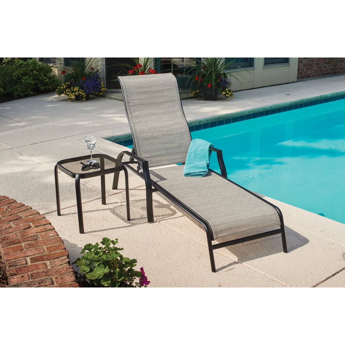 Outdoor Expressions Galveston Chaise Lounge