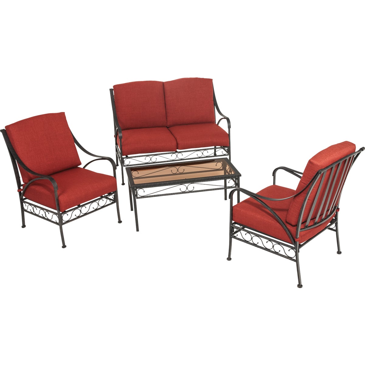 Outdoor Expressions Vienna 4-Piece Chat Set