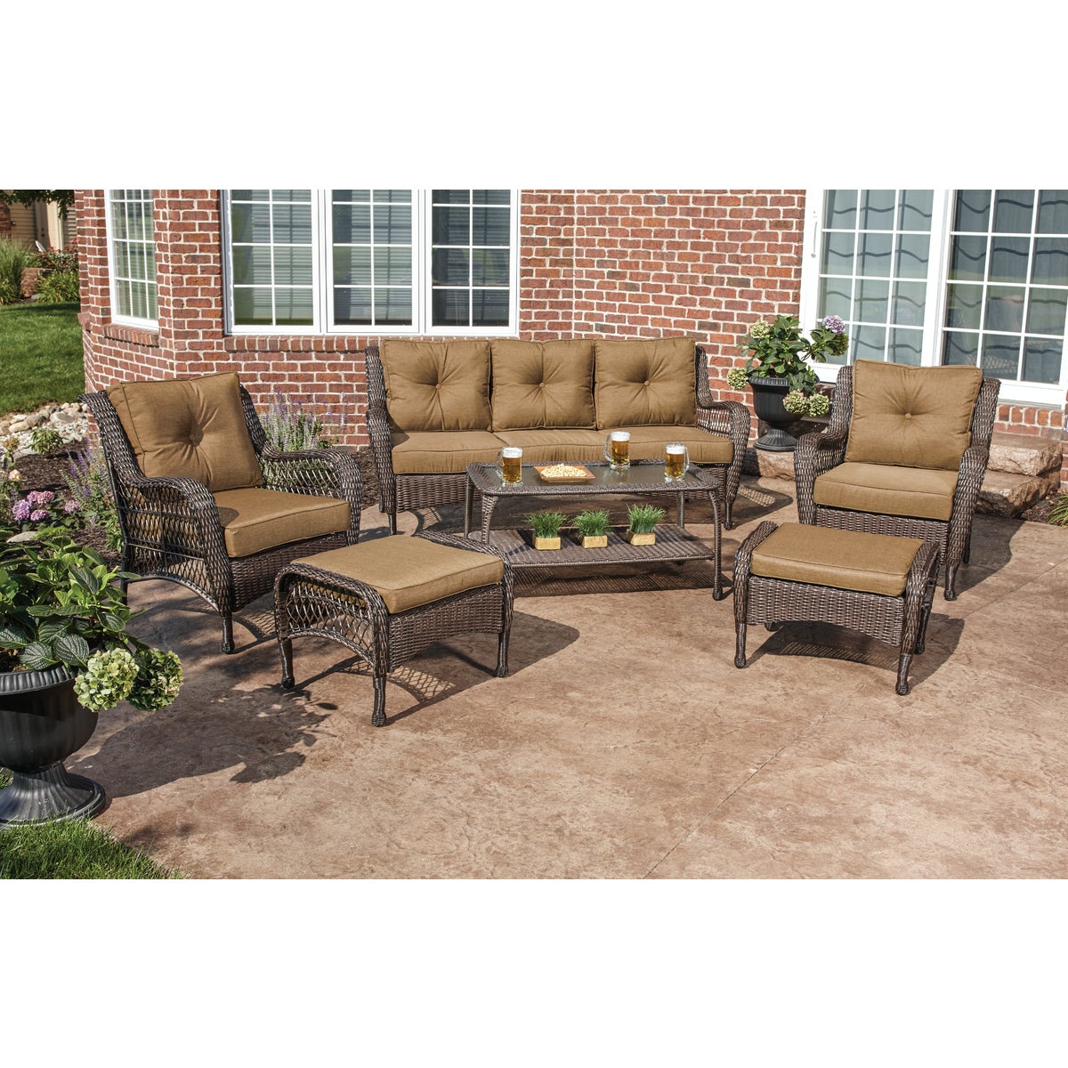 SunJoy Stafford 6-Piece Chat Set