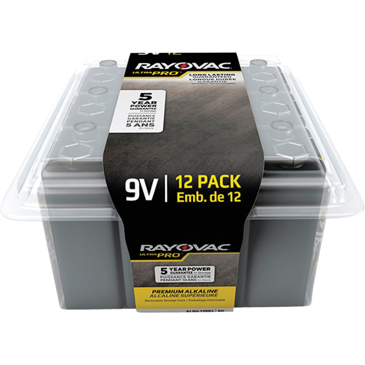 Rayovac UltraPro 9V Alkaline Battery (12-Pack)