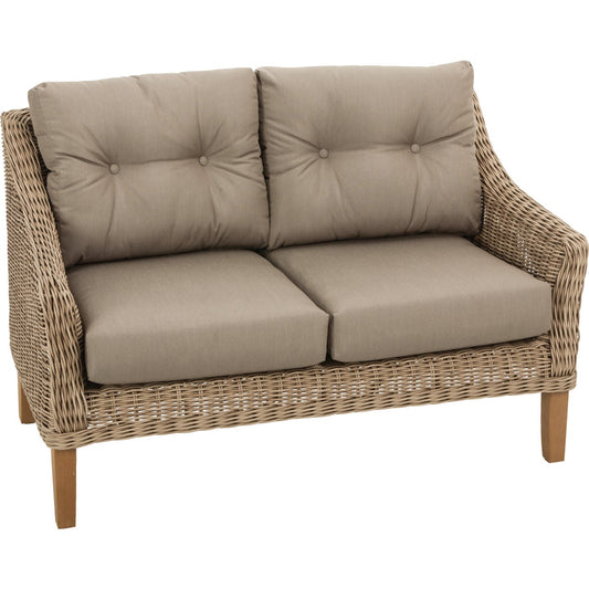 Cambria 2-Person 51 In. W. x 31 In. H. x 29 In. D. Wicker Loveseat